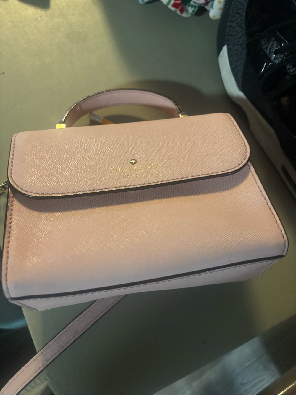 kate spade Blush Pink Saffiano Leather Satchel
